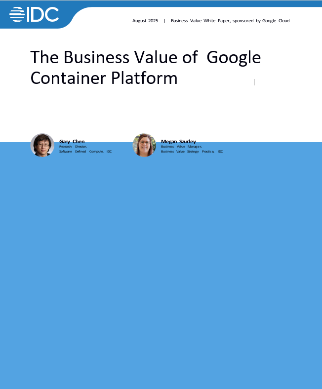 The Business Value of  Google Container Platform