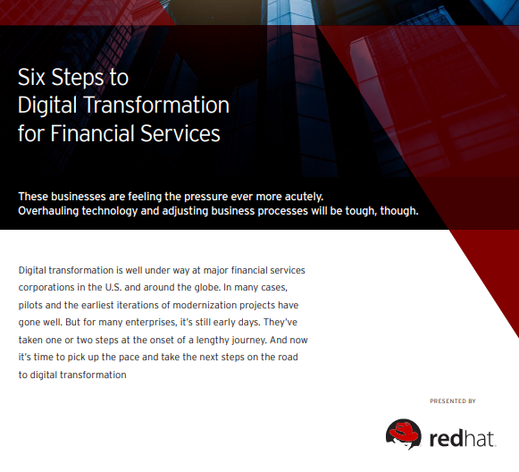 Six Steps to Digital Transformation for Financial Services